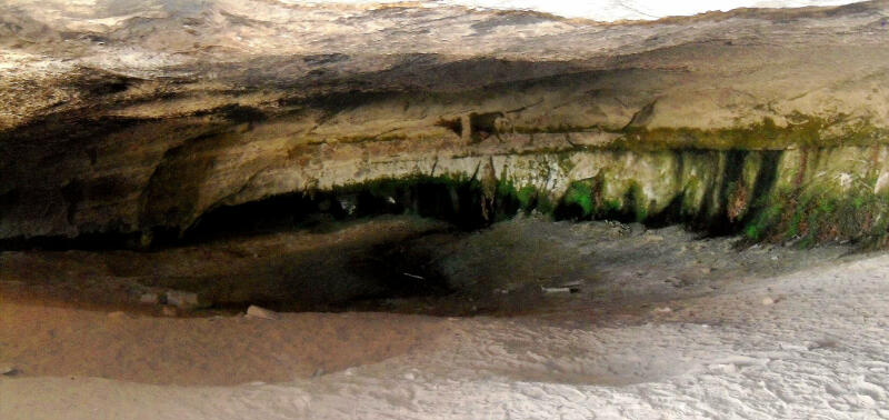 Deep inside Cold Spring Cave