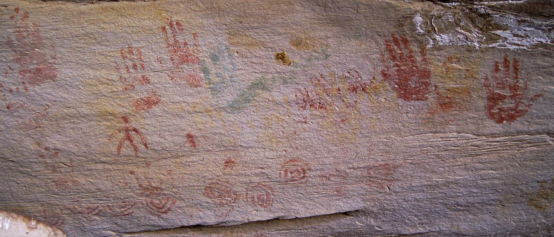 Pictograph's at Cold Spring Cave