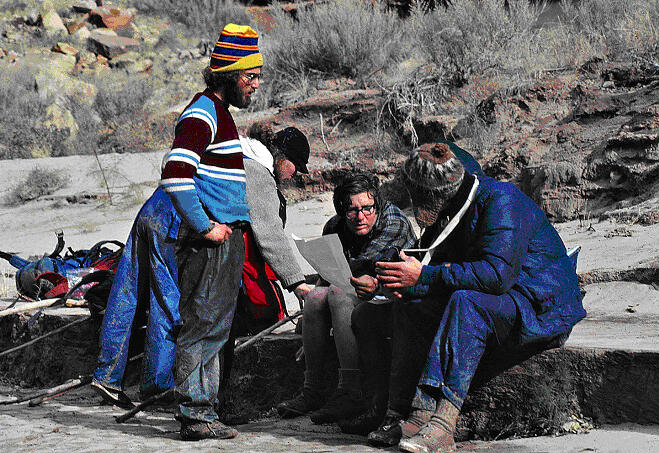 Trying to figure out where the hell we are (Rex Welshon photo)