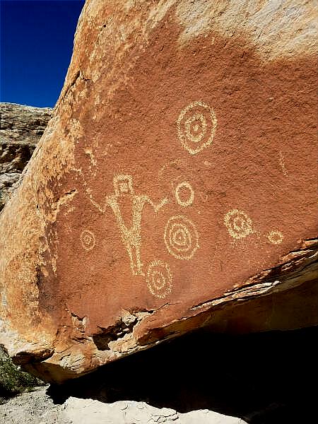 The Juggler Petroglyph - San Rafael Swell