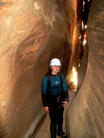 Sierra Burrows in Keyhole Canyon.